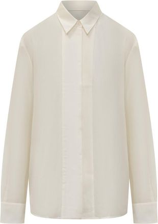 HUGO BOSS Ivory Silk Boss Shirt