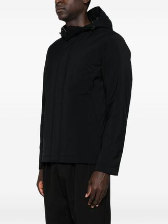 Herno Drawstring Hood Jacket - Black