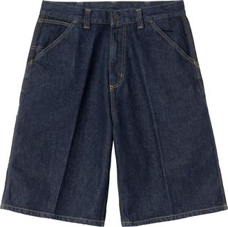 Carhartt Work in Progress Korte Broeken, Heren, Blauw, L, Katoen, OG Single Knee Short