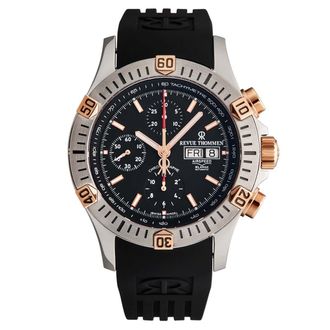 Revue Thommen Air Speed XL Chronograph Automatic Black Dial Mens Watch 16071.6859