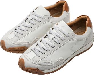 Generic Couple Retro Flat Sneakers Sporty Casual All Weather Breathable Comfort Walking Shoes (White,8.5)