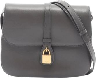 Celine Pre-owned Cross Body Bags, female, Gray, Size: ONE SIZE Pre-owned Vintage Shoulder Bag