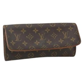 Louis Vuitton Pre-owned Clutches, female, Brown, Size: ONE SIZE Pre-owned Pochette Twin GM
