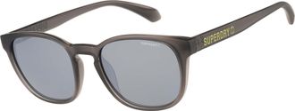 Superdry Sonnenbrille SUPERDRY Modell 996097, Herren, grau, Sonnenbrillen Sonnenbrille, Form Karree/Soft, Logoschriftzug auf B&uuml;gel, Injectionfassung