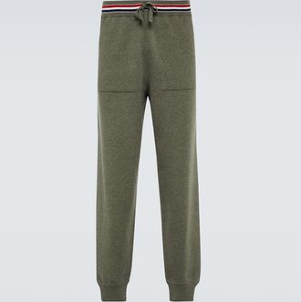 Thom Browne RWB Stripe cashmere sweatpants
