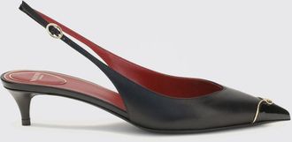Valentino Garavani Slingback VLogo Signature in pelle di vitello con tacco basso