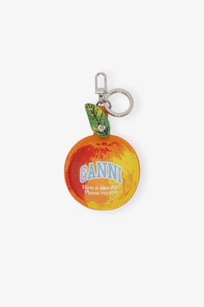Ganni Orange Apple Coin Purse