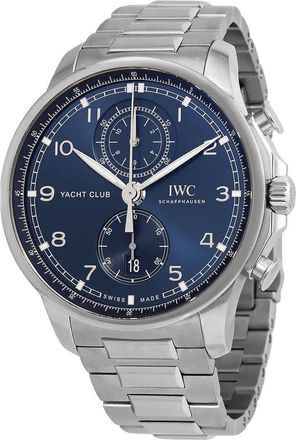 IWC Portugieser Yacht Club Chronograph Automatic Blue Dial Mens Watch IW390701