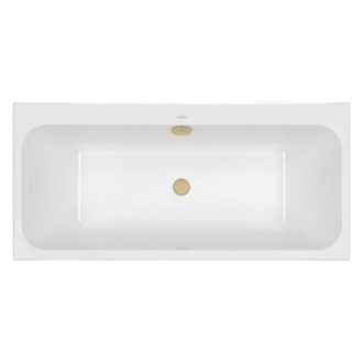 Villeroy & Boch Ba&ntilde;era Recta Villeroy & Boch Architectura De 170 X 70 Cm + Desag&uuml;e Para Ba&ntilde;era Wirquin Dorado