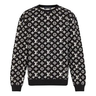 Louis Vuitton Jacquard Round Collar Male Black 1A7RRK