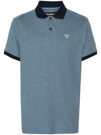 Barbour Polo con ricamo - Blu