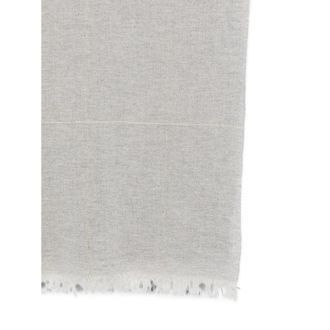 D'Aniello Wool Checked Scarf - Gray