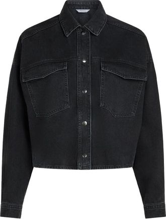 Penn & Ink Penn&Ink N.y, Dames, Jassen, Zwart, Maat: 3XL Denim
