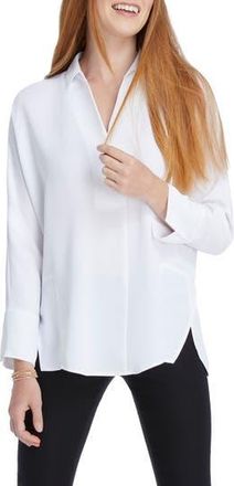 Nic+Zoe Flowing Ease Blouse in Paper White at Nordstrom Rack, Size Medium