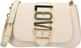 Love Moschino Borsa a tracolla con logo - Toni neutri