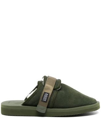 Suicoke Zavo-Mab lammy slippers - Groen