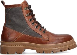 Canada Snow Mount Hektor Leather Fabric Lace Boots