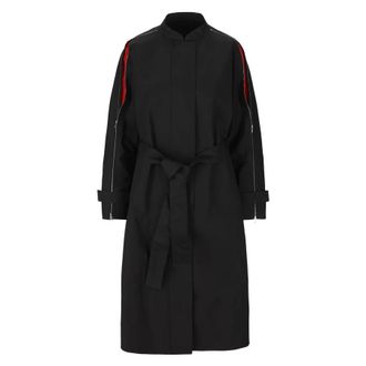 Ferragamo Contrasting Inserts Trench Coat, Brand Size 44 ( US Size 10 )