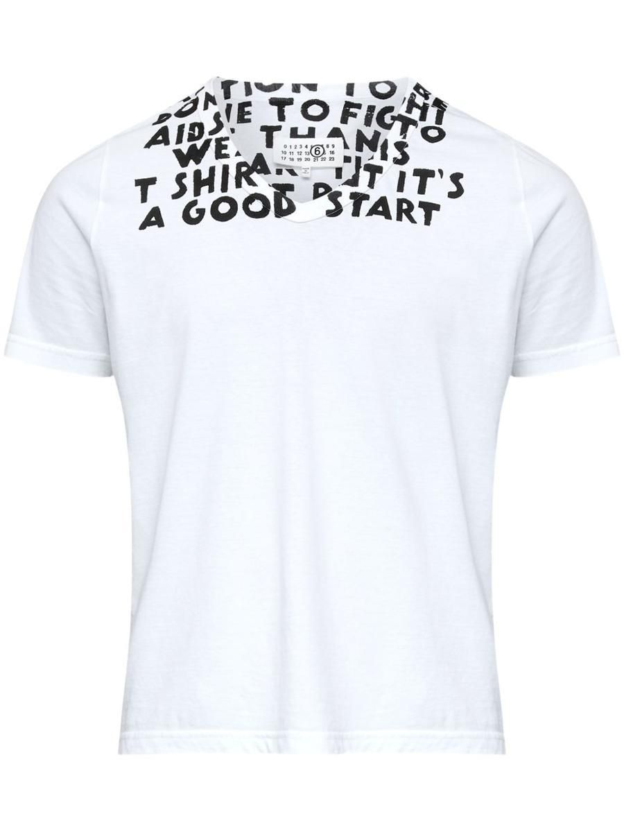 【Maison Margiela】Organic Cotton Short Sleeve T-Shirt Maison Margiela - Organic cotton T-shirt | HBX - Globally