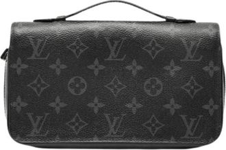 Louis Vuitton Pre-owned Long Wallet - Heren - Vintage Clutch - Zwart - ONE Size - Vintage