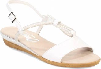 Onex Womens Malta 2 Flat Sandal In White