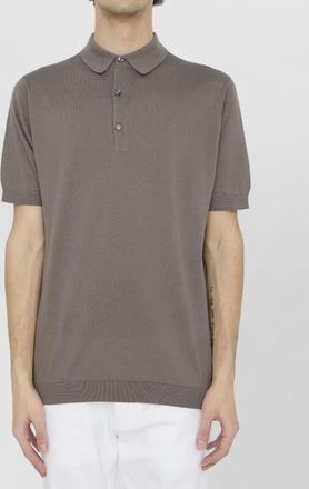 John Smedley adrian sea island cotton polo shirt