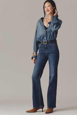 Pistola Denim Evie High-Rise Wide-Leg Jeans