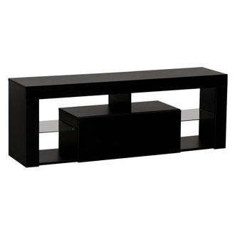 Happy Garden Soporte de TV con 4 estantes negro