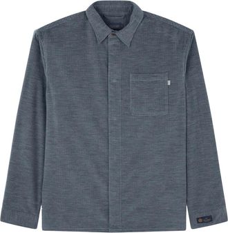 Paul & Shark Overshirt in cashmere cotton corduroy, Man, Pirate Black, Size: XXL