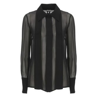 Elisabetta Franchi Shirts, female, Black, Size: M Elisabetta Franchi Shirts Black