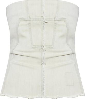 Rick Owens Raw-edge Bandeau Top