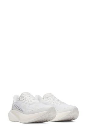 Under Armour UA Velociti Distance Running Shoe in White /White /White at Nordstrom, Size 10.5