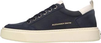Alexander Smith Bond Man BDM 3258 - Heren - Sneakers - Blauw - 42 EU - Leer - Schoenen