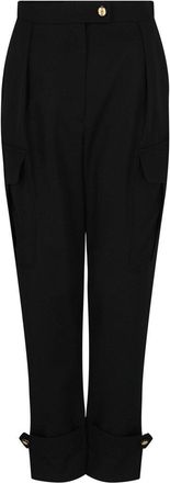 Alexander McQueen Alexander Mcqueen Tapered Wool Cargo Trouser