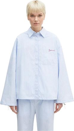 Fiorucci Shirts - Dames - Overhemden - Blauw - M - Overhemden