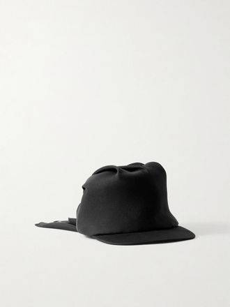 Balenciaga Cappello In Voile Di Seta - Nero