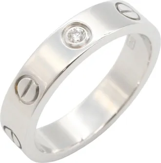Cartier White Gold White Gold (18K) Band Ring (Pre-Owned)