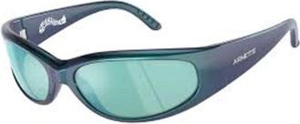 Arnette Sunglasses, male, Blue, Size: ONE SIZE Resin Frame Square Sunglasses
