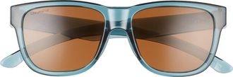 Smith Lowdown 2 Slim 51mm Polarized Sunglasses in Crystal Stone Green/Brown at Nordstrom
