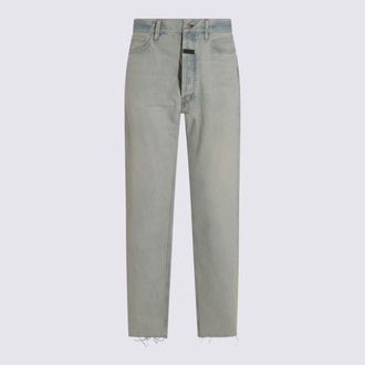 Fear of God Light Blue Vintage Cotton Denim Jeans