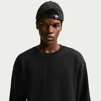 Nike Mens Nike Sportswear Thermal Top in Black | IZ3210-010