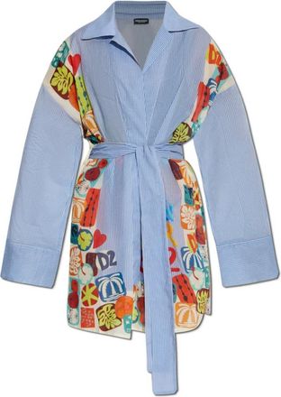 Dsquared2 Mujer, Vestidos, Azul, Talla: S