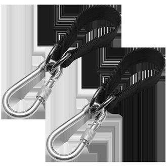 OEM 10 Correas Para Columpio De &Aacute;rbol, Accesorios Para Columpio, 25 Cm, Resistentes, Con 10 Mosquetones