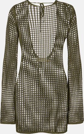 Bananhot Serena open-knit minidress