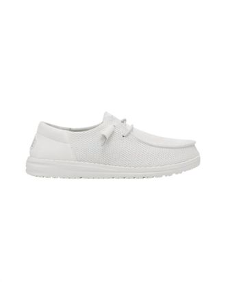 Hey Dude Womens Wendy Funk Mono Casual Shoe In White