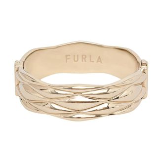 Furla Accessoires, Dames, Geel, L, Manchettenarmband
