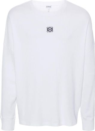 Loewe T-shirt con motivo Anagram - Bianco