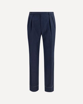 Brioni Elba Pants in silk, cashmere and linen Male 52