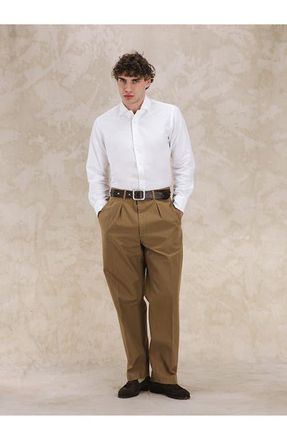 Fortela Woven Oxford Shirt in Ecru at Nordstrom, Size Medium Eu