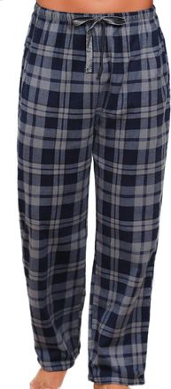 Mia Lucce Mens Pyjama Bottoms, Flannel Pyjamas Men/Mens Lounge Pants Plaid Pyjama Bottoms With Drawstring Waist, Relaxed Fit, Sizes S-XXL